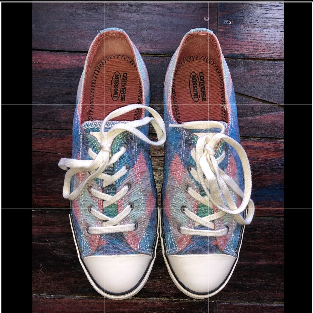 LIKE NEW Womans Converse X Missoni All Stars